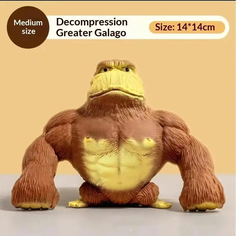 【BS】Stretchy  Gorilla Fidget Toy Slow Rebound Perfect For Stress Relief Home Office Kids Adults Gift