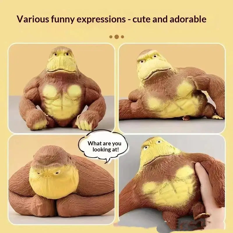 【BS】Stretchy  Gorilla Fidget Toy Slow Rebound Perfect For Stress Relief Home Office Kids Adults Gift