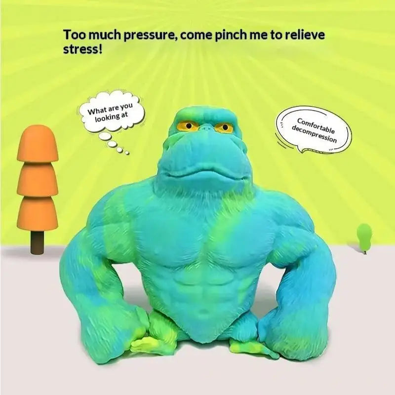 【BS】Stretchy  Gorilla Fidget Toy Slow Rebound Perfect For Stress Relief Home Office Kids Adults Gift