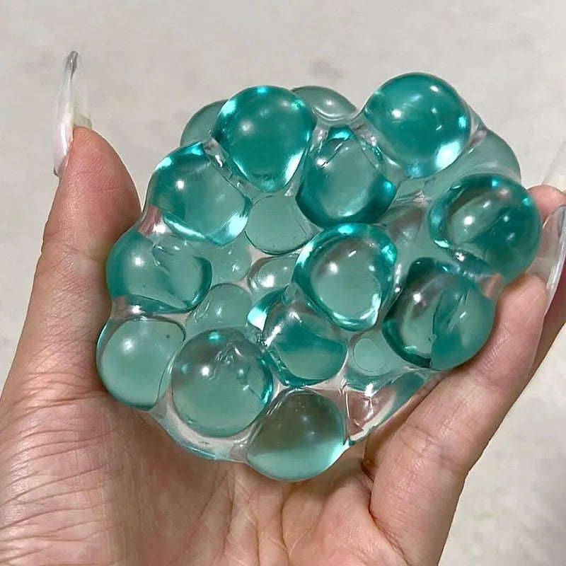 Crunchy Stress Ball Gem Squishy Toy Colorful Stress Relief Toy Adults Autism Hyperactivity Toys Birthday Gifts