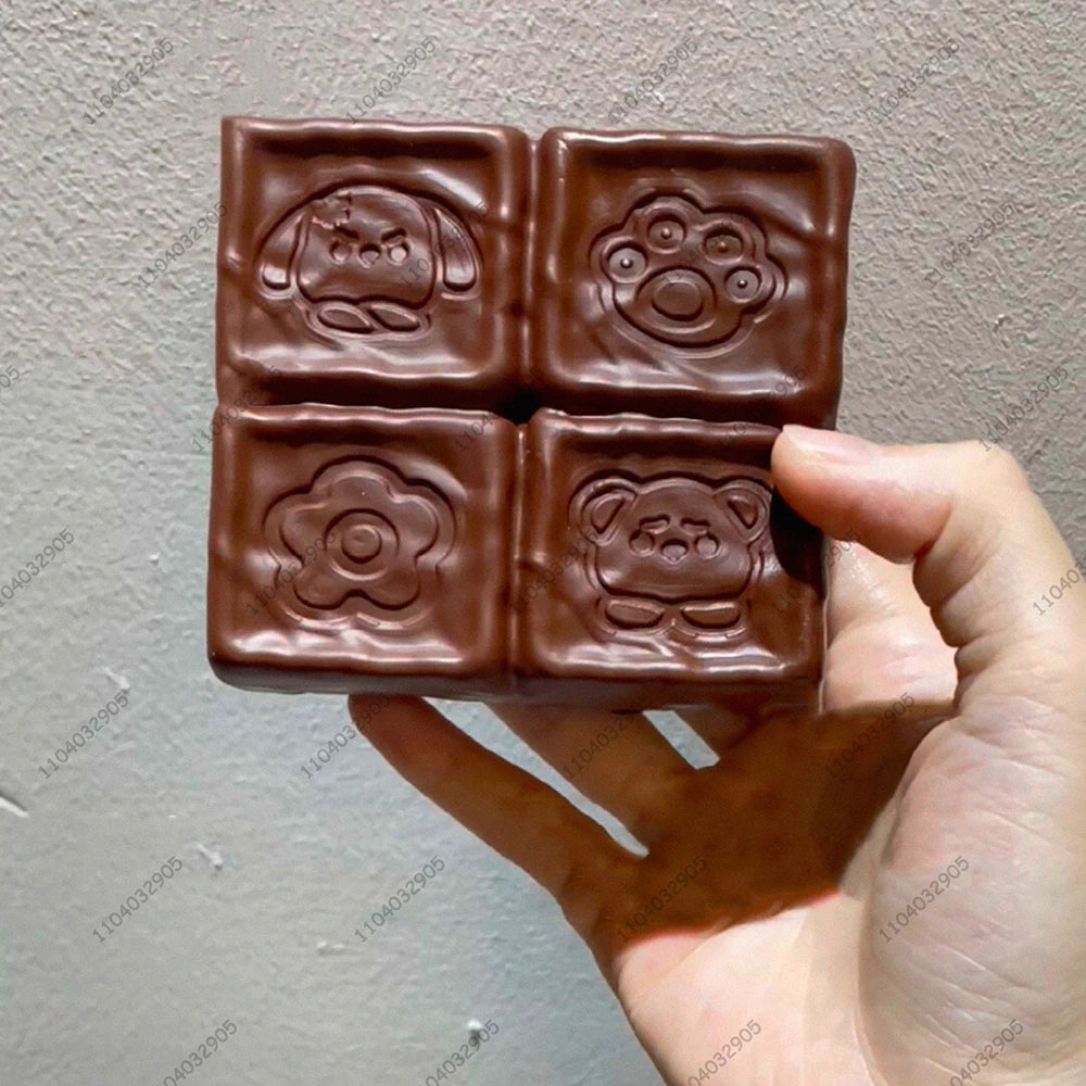 Moist Strawberry Milk Chocolate Cake Bread Squishy Toys Slow Rising Fidget Toy Sensory for Stress Relief Squeeze for Kids Adults