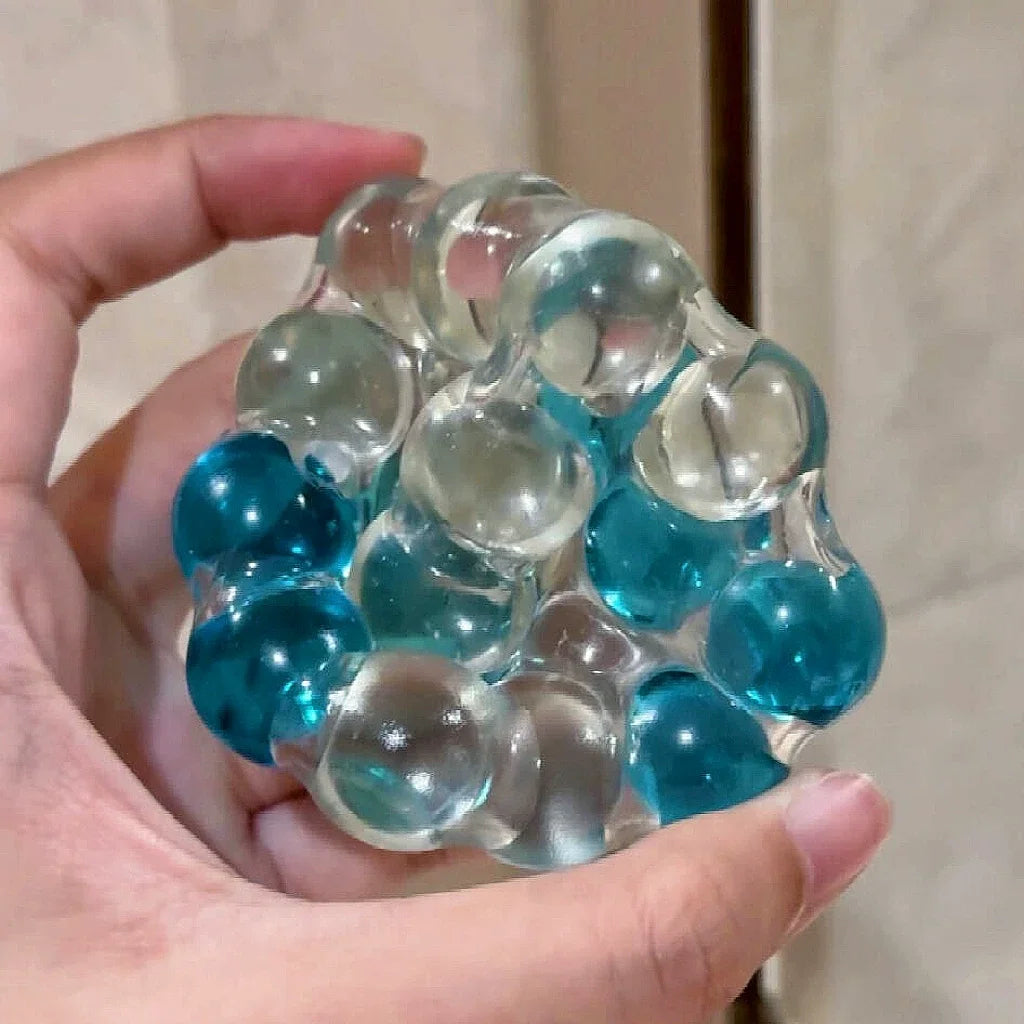 Crunchy Stress Ball Gem Squishy Toy Colorful Stress Relief Toy Adults Autism Hyperactivity Toys Birthday Gifts