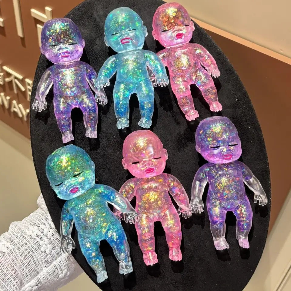 Squishy Maltose Sugar Baby Squeeze Toy  Baby Stretchable Slow Rising Fidget Toy for Adults Stress Anxiety Relief Gifts
