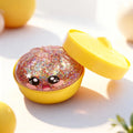 Glitter Dumpling Slow Resilience Squishy with Steamer Soft Sparkling Sensory Ball Stress Relief Relaxation Toy