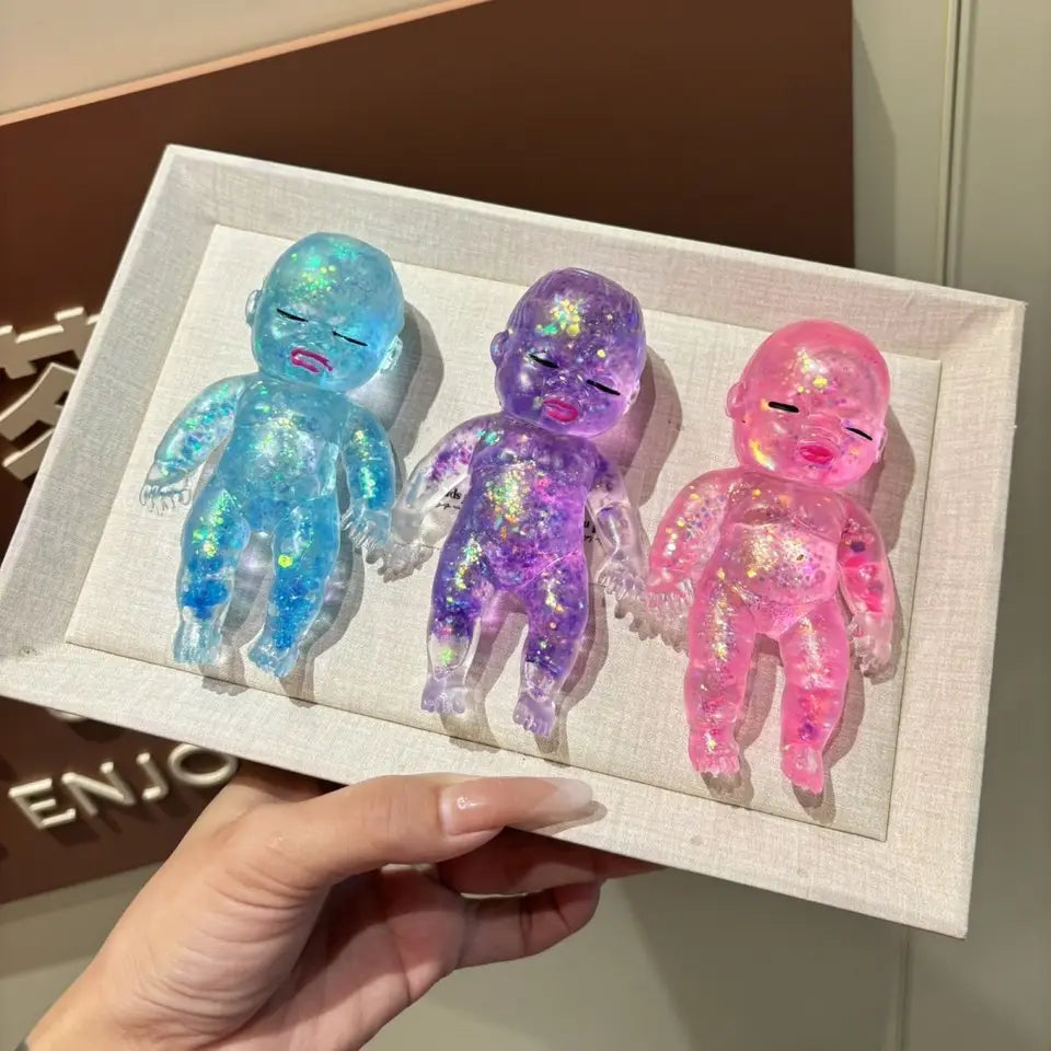Squishy Maltose Sugar Baby Squeeze Toy  Baby Stretchable Slow Rising Fidget Toy for Adults Stress Anxiety Relief Gifts