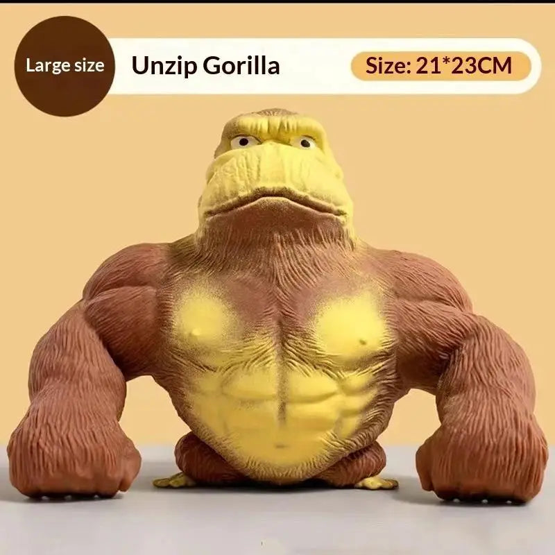 【BS】Stretchy  Gorilla Fidget Toy Slow Rebound Perfect For Stress Relief Home Office Kids Adults Gift
