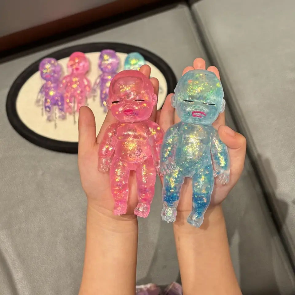 Squishy Maltose Sugar Baby Squeeze Toy  Baby Stretchable Slow Rising Fidget Toy for Adults Stress Anxiety Relief Gifts