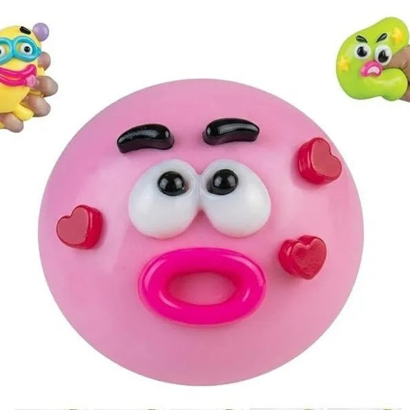 New Smushers Squishy Pinch Ball Soft Slow Rebound Squeeze Fidget Toy Anti-Anxiety Stress Relief Tactile Sensory Decompression Toy Desktop Home Office Decor Funny Gift for ADHD Autism Kids Teens Adults Birthday Party Favor