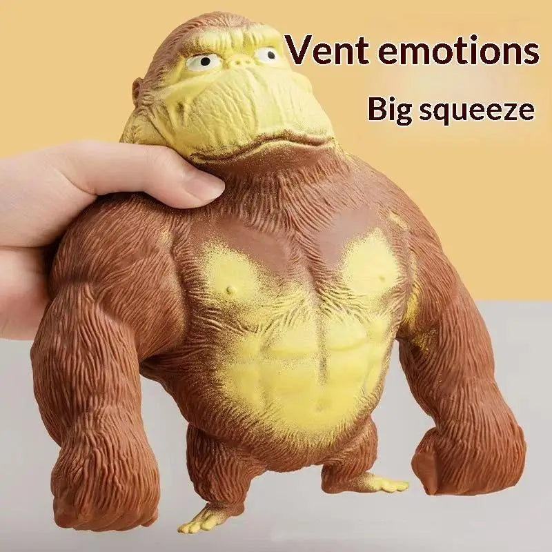 【BS】Stretchy  Gorilla Fidget Toy Slow Rebound Perfect For Stress Relief Home Office Kids Adults Gift