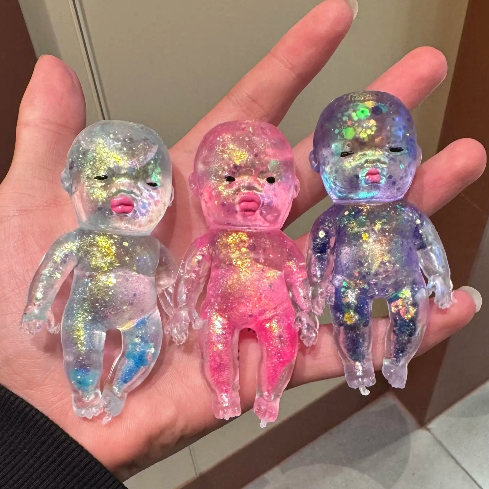 Squishy Maltose Sugar Baby Squeeze Toy  Baby Stretchable Slow Rising Fidget Toy for Adults Stress Anxiety Relief Gifts