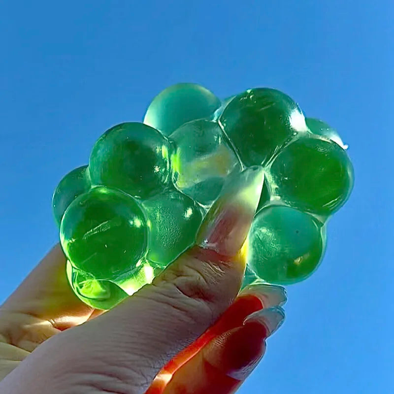 Crunchy Stress Ball Gem Squishy Toy Colorful Stress Relief Toy Adults Autism Hyperactivity Toys Birthday Gifts