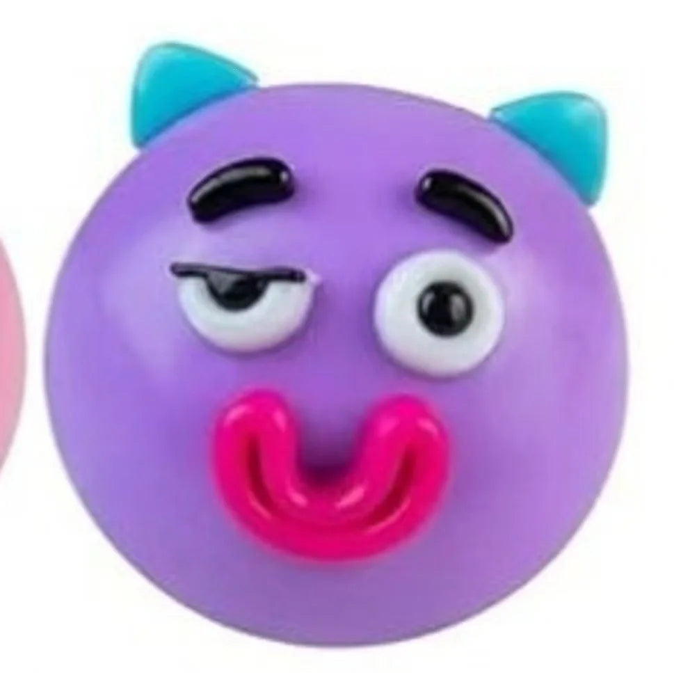 New Smushers Squishy Pinch Ball Soft Slow Rebound Squeeze Fidget Toy Anti-Anxiety Stress Relief Tactile Sensory Decompression Toy Desktop Home Office Decor Funny Gift for ADHD Autism Kids Teens Adults Birthday Party Favor