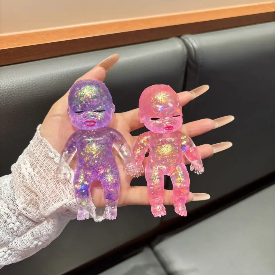 Squishy Maltose Sugar Baby Squeeze Toy  Baby Stretchable Slow Rising Fidget Toy for Adults Stress Anxiety Relief Gifts